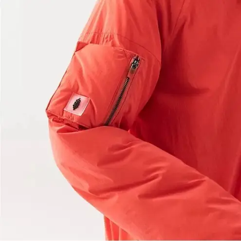 FP Movement Outpost Bomber Jacket Sherpa S puffer boho streetwear preppy winter Orange