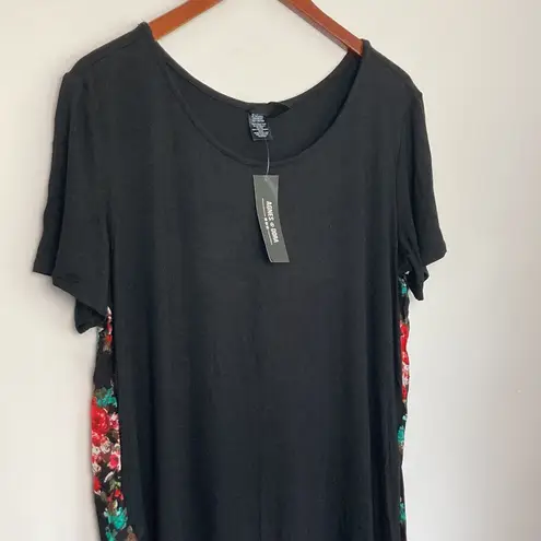Agnes & Dora |Round Neck Short Sleeve Hi Lo Day Dreamer Tunic size L