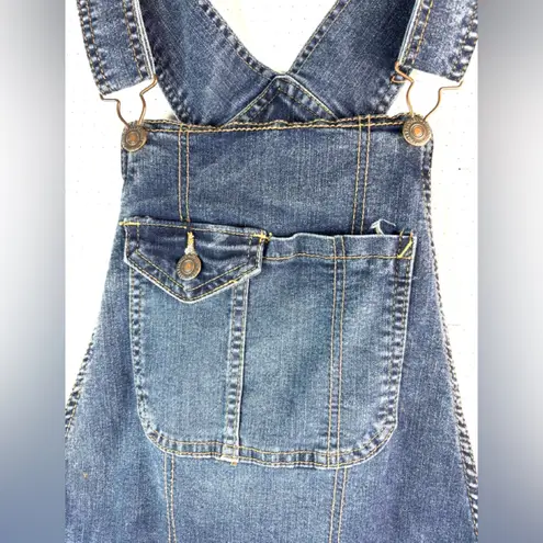 Wallflower M Blue Denim Shortalls Overalls Size 8