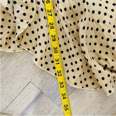 Faithfull the Brand Faithful the Brand polka dot wrap ruffle skirt NEW