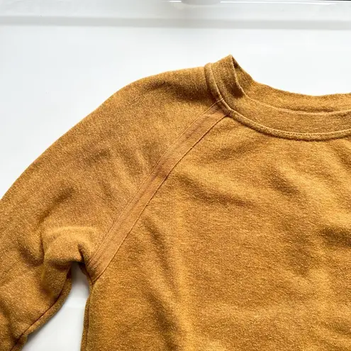 prAna  | Cozy Up Crewneck Sweatshirt in Mustard Yellow