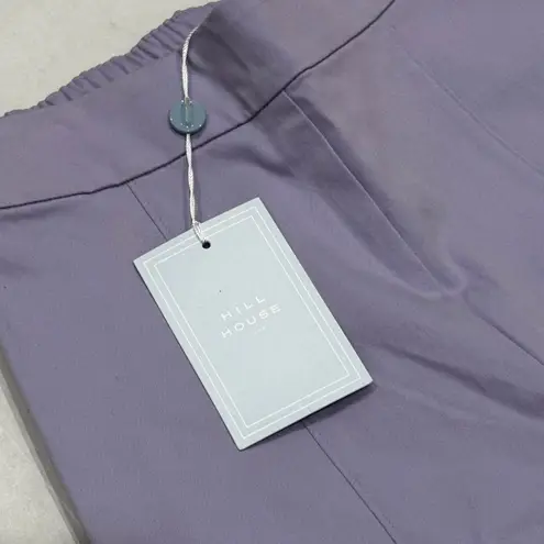 Hill House NEW The Claire Pant Lavender Cropped Trouser Elastic Waist Office XS