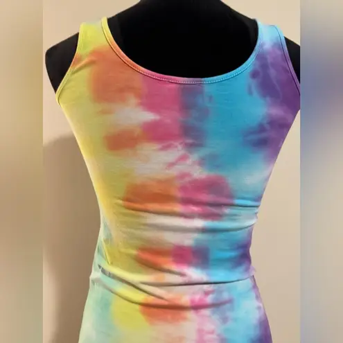Handmade Abound Multicolor Tie-Dye Tank Top size large