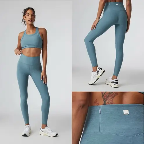 Vuori Clean Elevation Legging Smoke Blue Heather Size XL