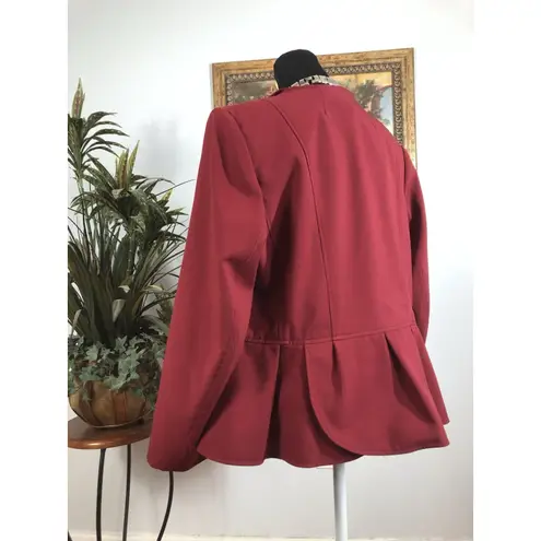 John Meyer Women Plus Jacket 16W Long Sleeve Lined Clueless Preppy Office Siren