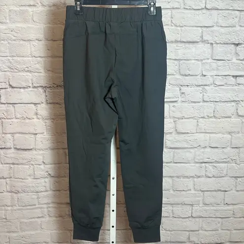 Viodia Women's S Charcoal Fleece Lined Joggers Gym Yoga Athleisure Minimalist Gray