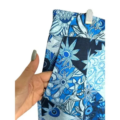 Rip Skirt Hawaii Wrap Skirt Women Size XL Blue Beach Swim Cover Up Tropical