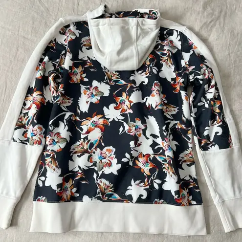 Hooey Floral Contrast Hoodie