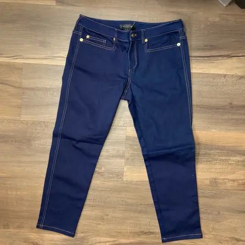 St. John  Women’s Jennifer Dark Washed High Waisted Denim Jeans Size 6