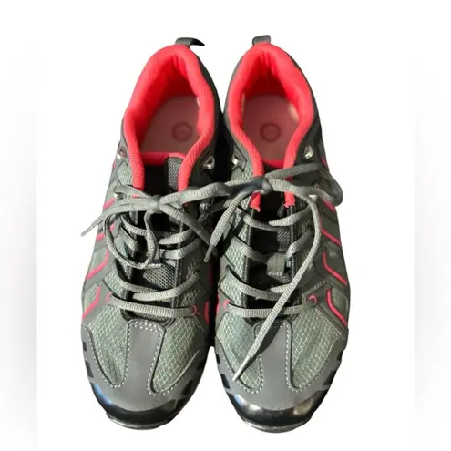 Shimano Women's Mountain Bike Cycling Shoes Gray Red Size 9.5