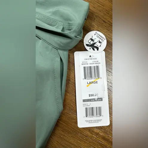 Marika Sport Marika Size L Green Activewear Wrap Shorts