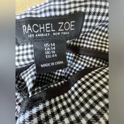 Rachel Zoe  Checkered Print Skinny Pants