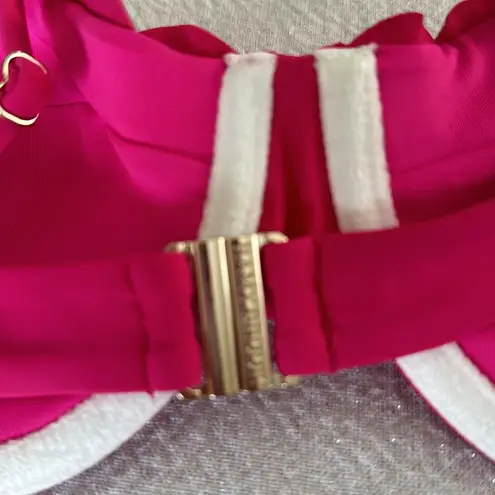 Ramy Brook Leyla Scalloped Underwire Bikini Top, Size Medium, $118