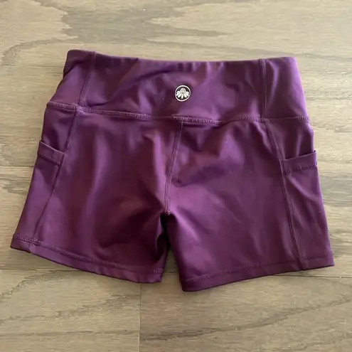 Senita Athletics Plum Rio Shorts - Size XS