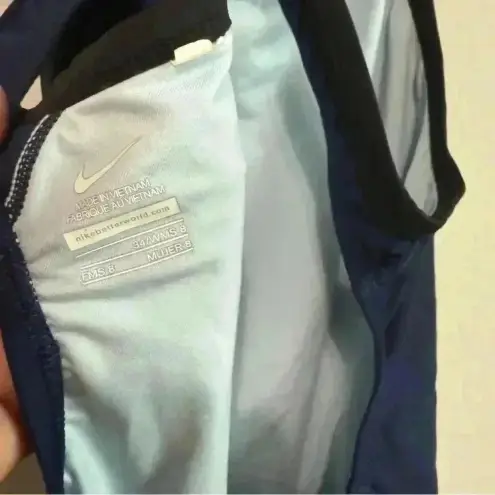Nike ‎ Solid Poly Lingerie Tank One Piece Swimsuit Navy 34/Womens Size 8