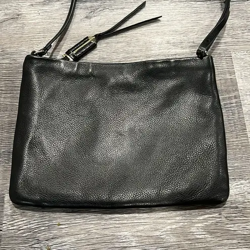 Stella & Dot COVET Highline leather suede mini crossbody purse black EUC ($159)