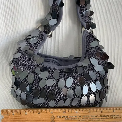 Small Dressy Sequin and fabric handbag