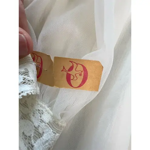 Olga Ivory Lace Nightgown Peignoir Set Size 34M Chemise Vintage, Lace, Wedding Size M