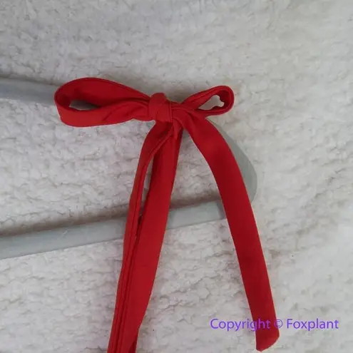 Anthropologie  BHLDN Theia Trinity jumpsuit‎ red tie strap , size 16