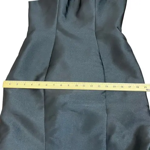 Mac Duggal Shiny Satin Mermaid Dress Long Ball Gown Prom Party Women’s Size 10