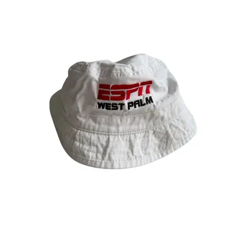 ESPN Women's West Palm White Bucket Hat One Size