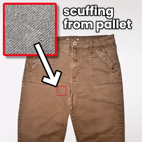 sts blue Ellie High Rise Pants Ankle Skinny Stretch Green Size 6