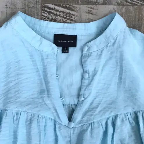 Who What Wear  baby Blue blouse