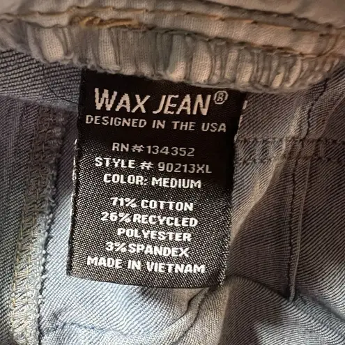 Wax Jean Wax Jeans 16 Distressed High Rise Raw Hem Skinny Jeans Butt I Love You
