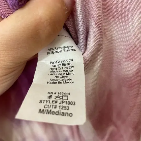 21 Saints Purple Tie Dye Wide Leg Jumpsuit Size M Size M