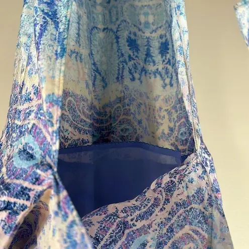 Maeve Anthropologie Waimea Silk Women Double Split Slit Maxi Skirt Size Small