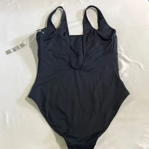 Everlane  Swimsuit Women’s XL NWT Square-Neck Quality Simple Chic One Piece Black