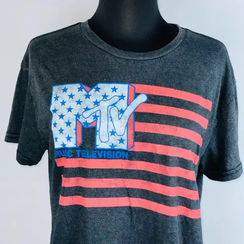 MTV Television Music Flag T Shirt L Size L