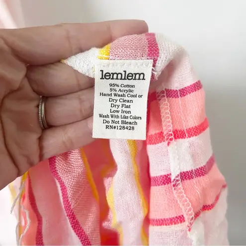 Lemlem Eskedar Off-The-Shoulder Striped Midi Dress