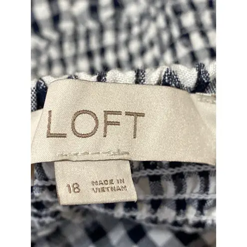 LOFT Womens Black White Checkered Sleeveless Cami Camisole Mini A