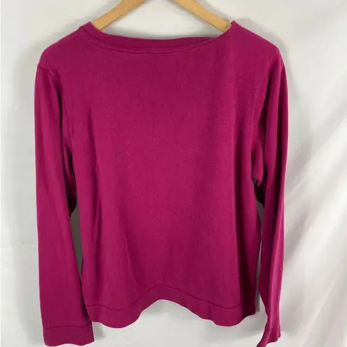 PINK - Victoria's Secret VS PINK Fuscia Pink Sweatshirt Size Medium