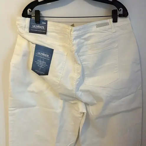 Soft Surroundings The Ultimate Wide Leg Crop Jeans Embroidered