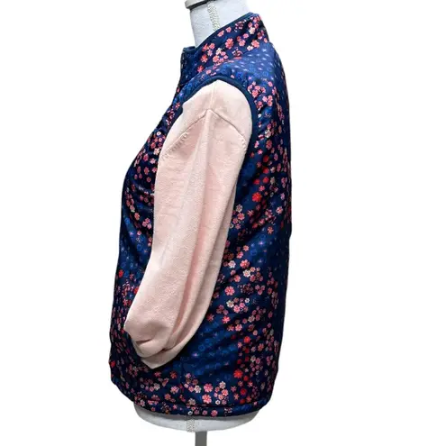 Buffalo David Bitton Floral Women’s Reversible Full Zip Vest Size L