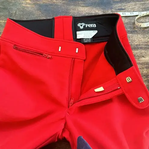 Vintage RED Swiss FERA ski snow pants stretchy Size undefined