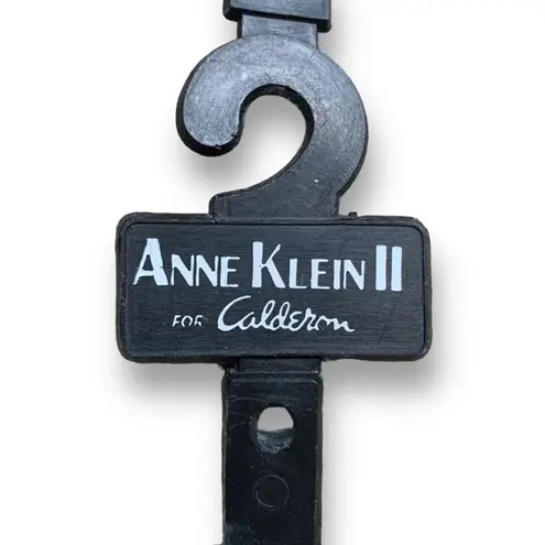 Anne Klein Vintage  II For Calderon Belt Black Sequins Floral Detail Stretch