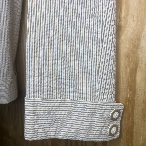 Kasper Pinstripe Suit Seersucker Fabric full lined classic workwear staple Sz 10 - Image 6