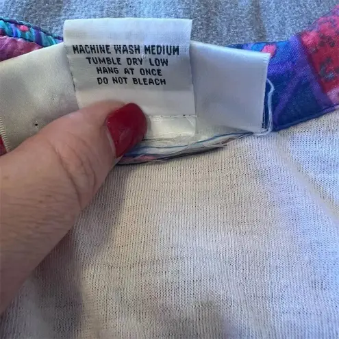 The La Costa Spa Vintage 80s/90s Multicolor Windbreaker Jacket S Unisex Pink