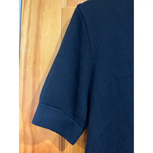 St. John  Basics Classic Old Money Santana Knit Sweater Top Wool Blend Sz Medium - Image 2