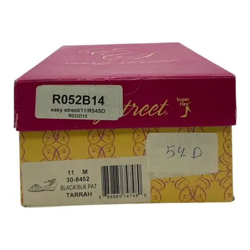 Easy Street Tarrah Dress Sandal Black Patent US Women's 11M