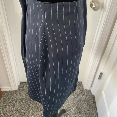 Dorothy Perkins Dark Navy Pinstripe Skirt.