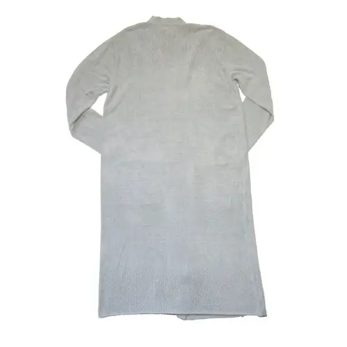 Barefoot Dreams NWT Cozychic Ultra Lite Open Stitch Long Cardigan in Blue Ice M