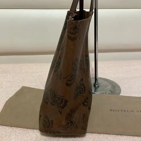 Bottega Veneta Brown Butterfly Tote Bag
