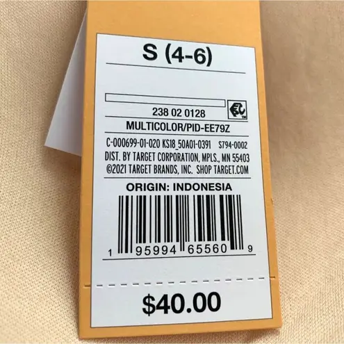 Kona Sol ™ Pique Bandeau High Coverage One Piece Swimsuit Tropical Size Small