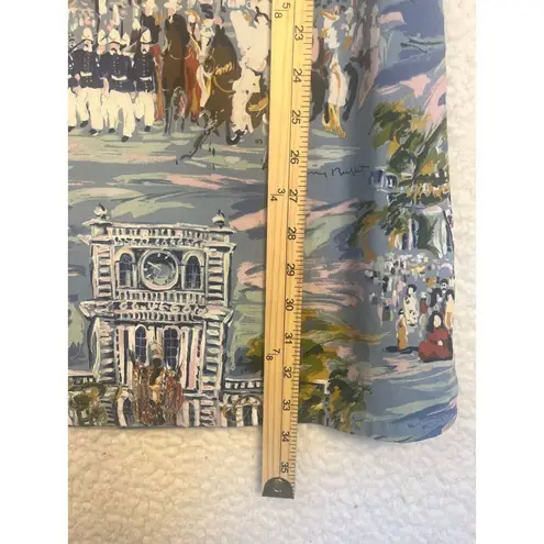 Reyn Spooner Collection Larry Buffet Dress Hawaiian Calvary Army Print Sz Small