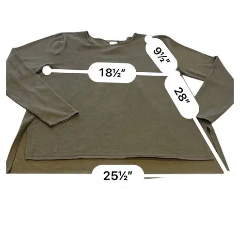 Chelsea & Theodore olive Sweater size XL Black