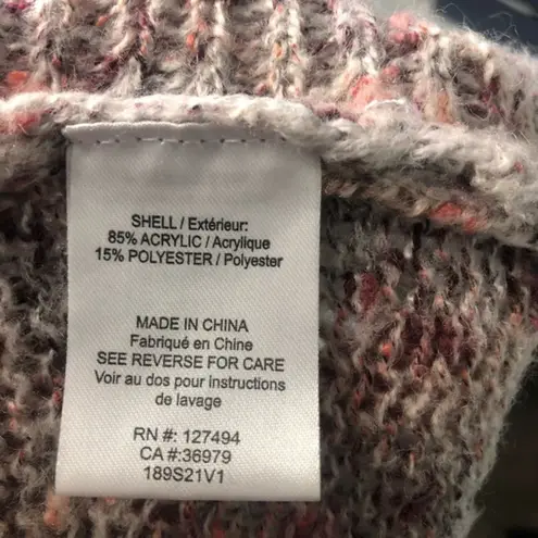 Heartloom Waffle Knit Confetti Open Cardigan